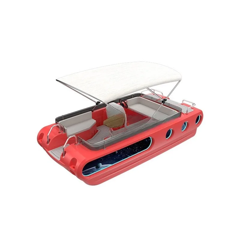 Verstärkte Materialien, Wasser-Sightseeing-Yacht, Eltern-Kind-Wasserspielzeug, elektrische Yacht