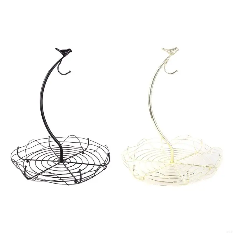 

Fruit Bowl with Banana Tree Holder Practical Fruit And Snacks Bowl Display Tray For Kitchens Counter Or Dining Table