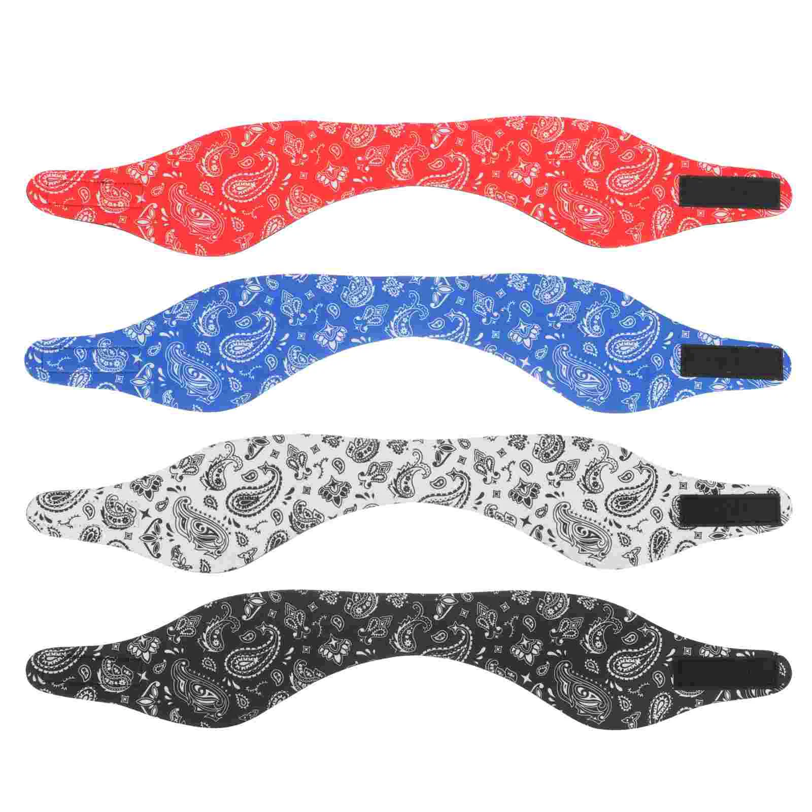 

4 Pcs Ear Bandit Swimming Headband Kids Plugs Buds for Earplugs Adult with Tubes Muffs Shower Cover Headbands Women Camouflage