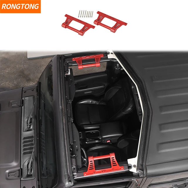 

Car Aluminum Alloy Rugged Roof Handle For Jeep Wrangler JL/JT Gladiator 2018+ Car Interior Accessories