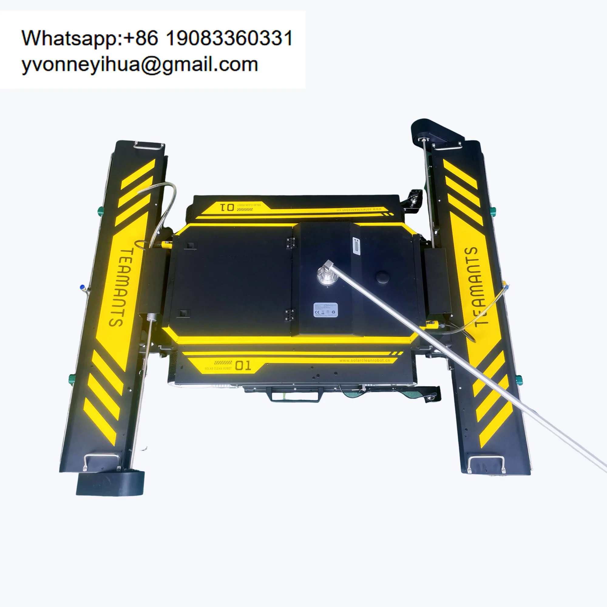 Logo Design Customization Direct Factory Solar Panel Cleaning Machine Brush Robot