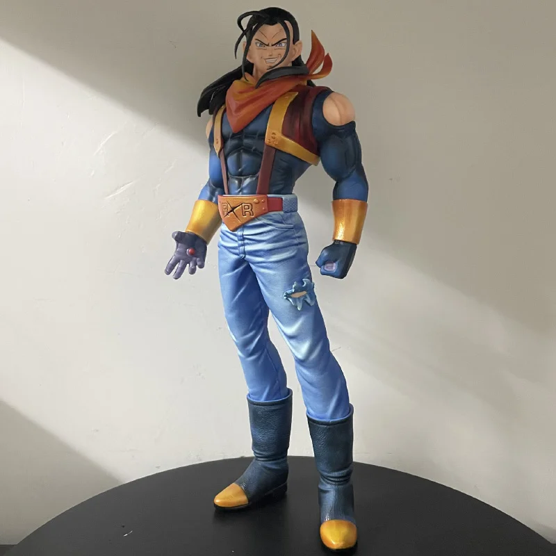 

33cm Dragon Ball Z Action Figure DBZ Android 17 Figuras Anime Lapis Figurine Super Saiyan Model Collection GK Statue Toys Gift