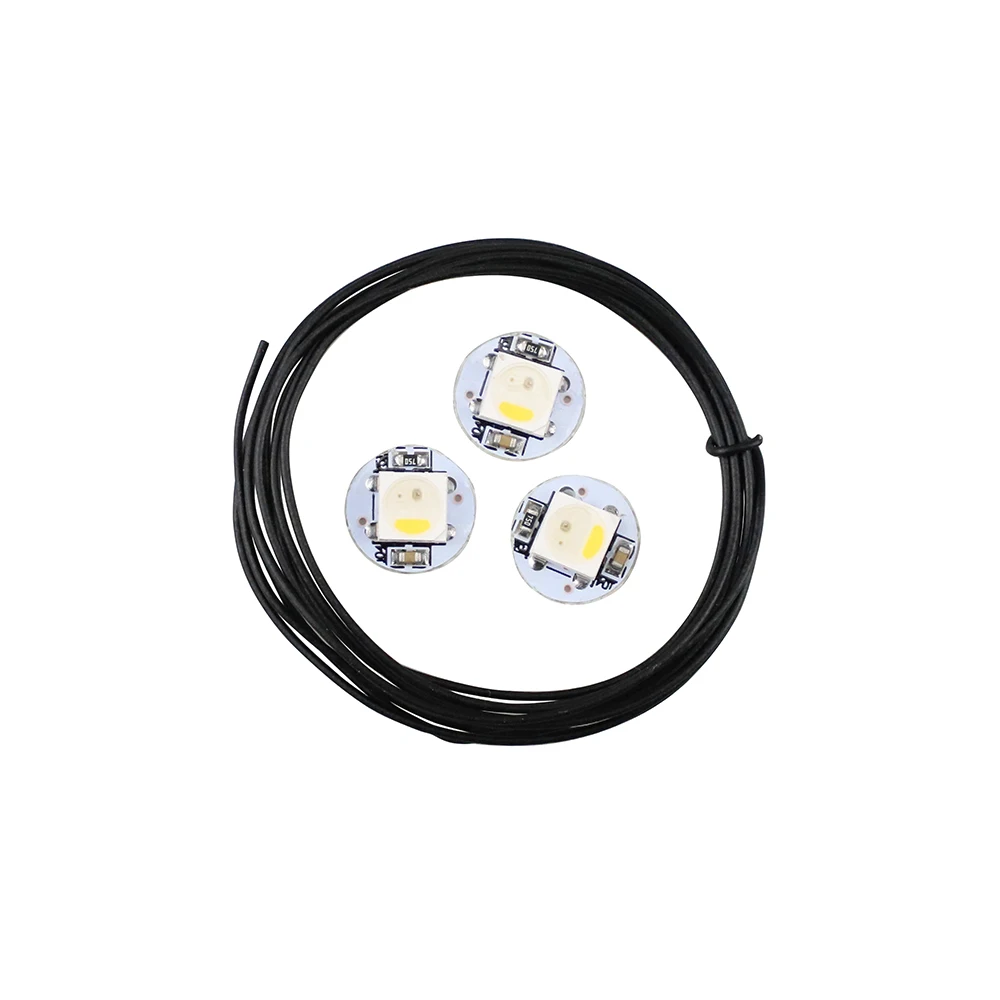 NeoPixel RGBW Mini Button PCB 1M 30AWG PTFE Cables for Voron 2.4 Trident StealthBurner Extruder 3D Printer