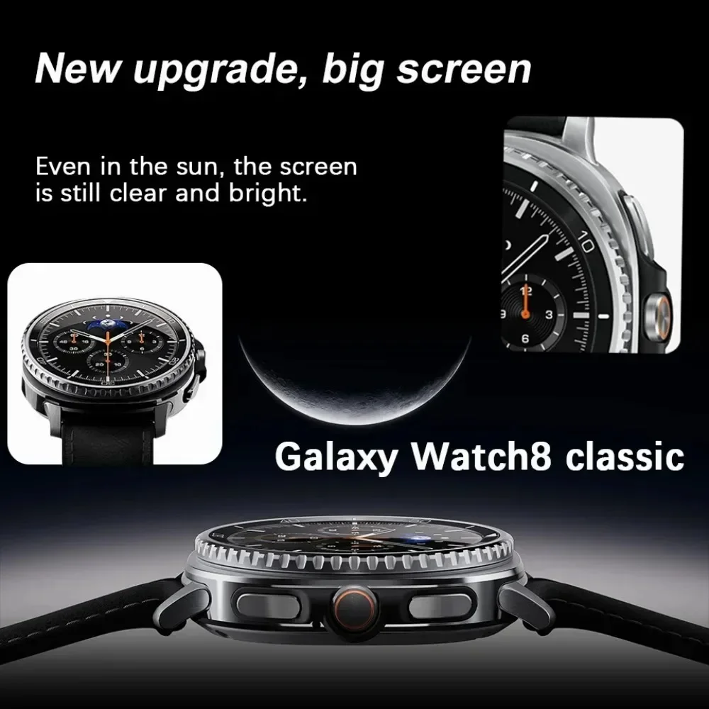 Xiaomi Watch 8 Ultra Classic Смарт-часы Мужчины Женщины AMOLED HD Экран Фитнес-вызов NFC GPS Компас Водонепроницаемые Смарт-часы Ultra