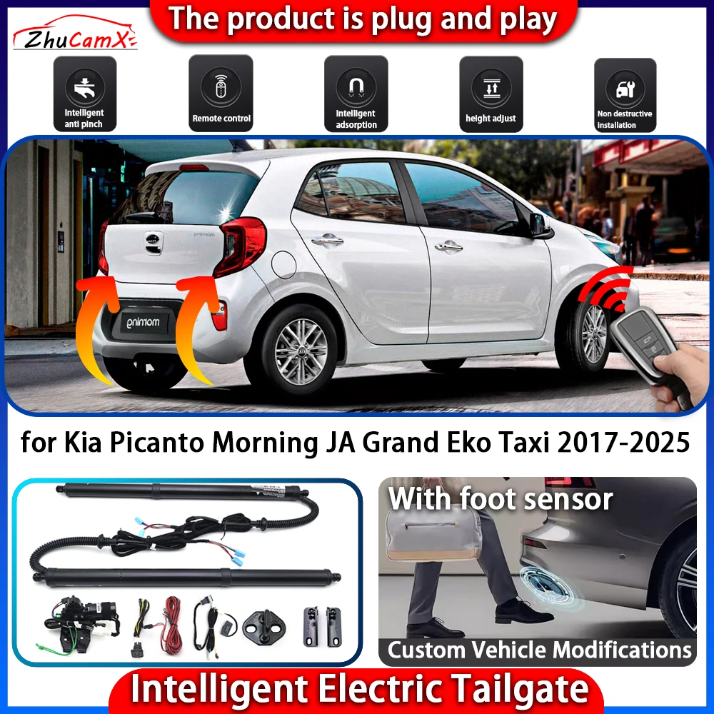 Smart Powered Tailgate System for Kia Picanto Morning JA Grand Eko Taxi 2017-2025 Automatic Intelligent Electric Trunk Lift Kit