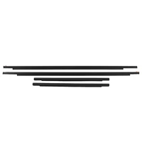 Moldura de ventana de puerta de coche, cinturón de sellado exterior de ventana delantera y trasera, burlete de repuesto para Toyota FJ Cruiser 2007-2014
