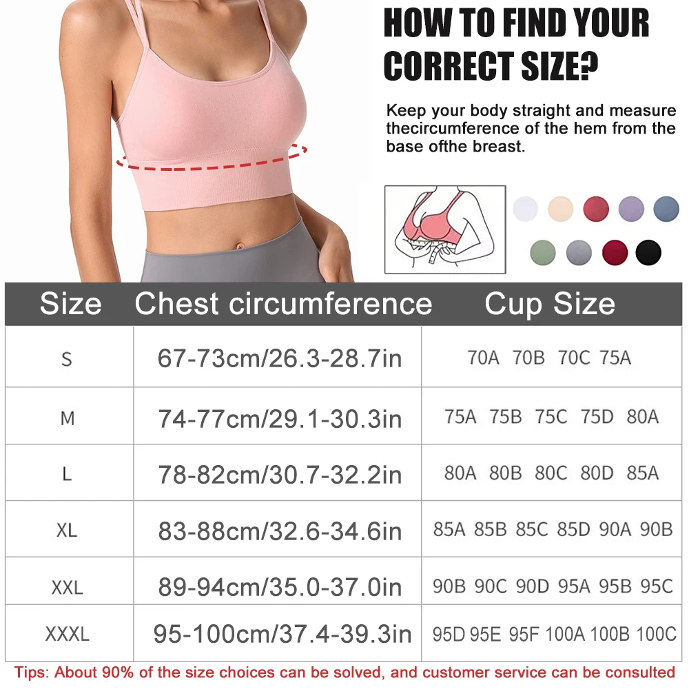 Women Strappy Sports Bras Seamless Criss Cross Back Sexy Padded Fitness Yoga Vest Gym Running Crop Top Breathable Beauty Bras