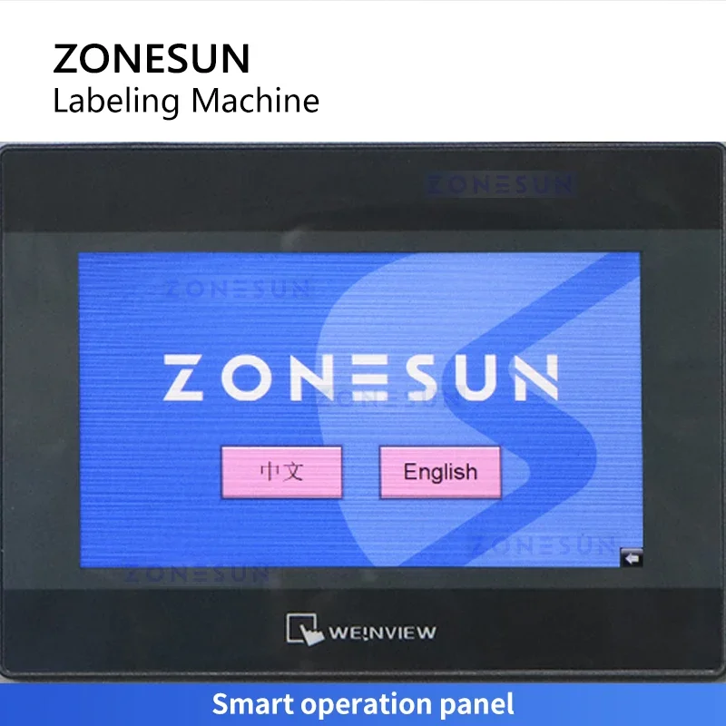 Zonesun Semi Automatic Wet Glue Labeling Machine Papar Can Labeling Machine Tube Label Applicator ZS-ZGL7