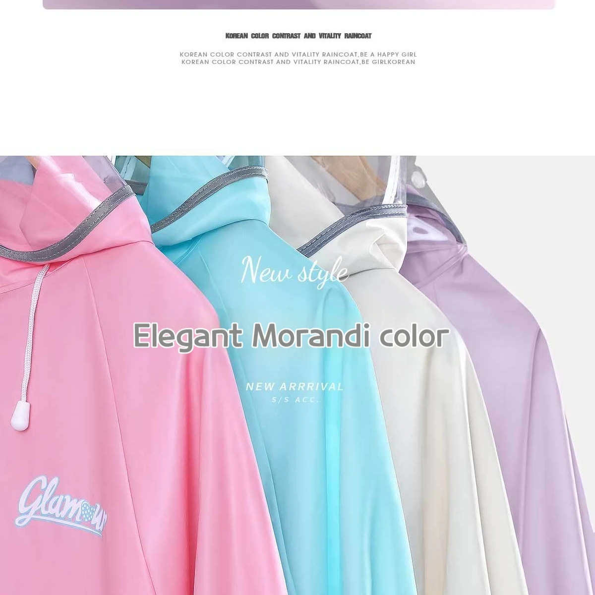 Women's Non-Disposable EVA Full Body Raincoat Integrated for Electric Vehicles And Scooters Adult Rain Jacket