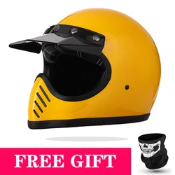 Professional Motocross Racing Helmet Man Women Safety Riding Cascos Para Moto Full Face Lightweight Handmade Dirt Bike Casque