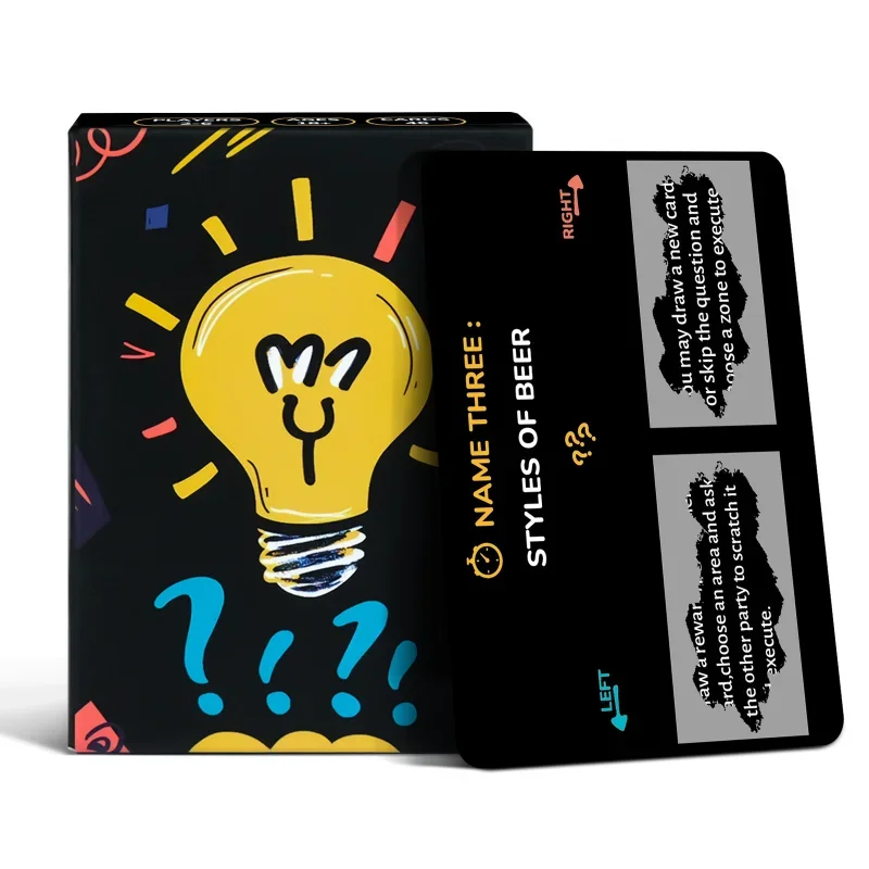 46 New Truth or Dare Scratch-off Board Game Interactive Cards, Multi-player Interactive Party Cards