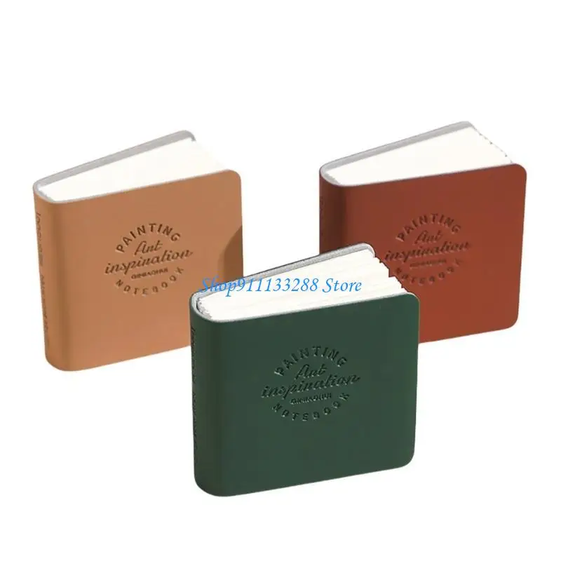 G88D 3 PCS Small Drawing Book Square Artist Journ