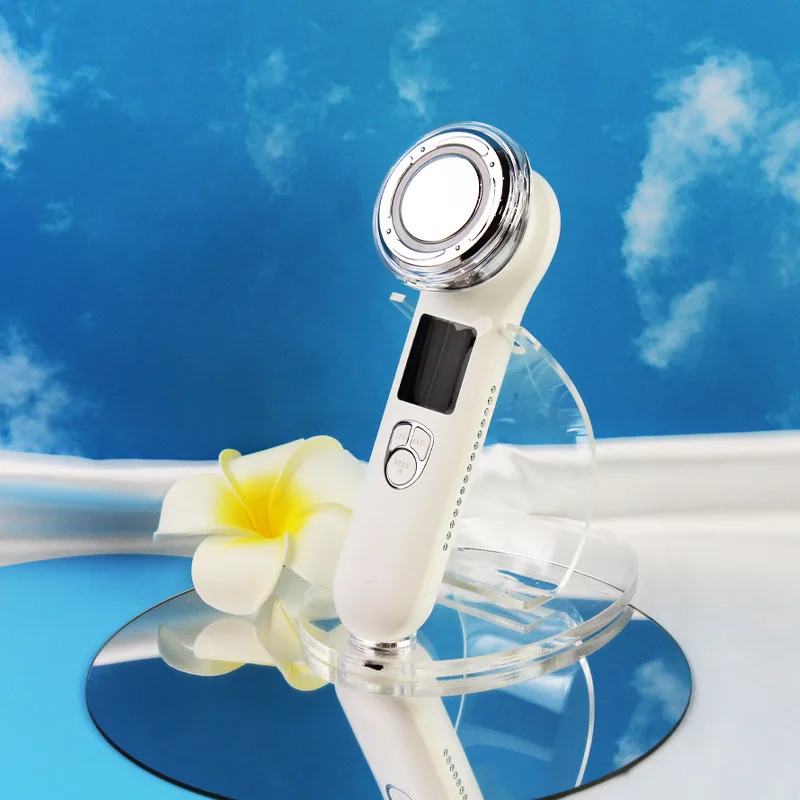 อุปกรณ์ Photofacial EMS Microcurrent Hot Cold Therapy เครื่องนวดหน้าโหมดทําความสะอาดไอออน Type-C ผลิตภัณฑ์บํารุงผิวแบบพกพาแบบชาร์จไฟได้