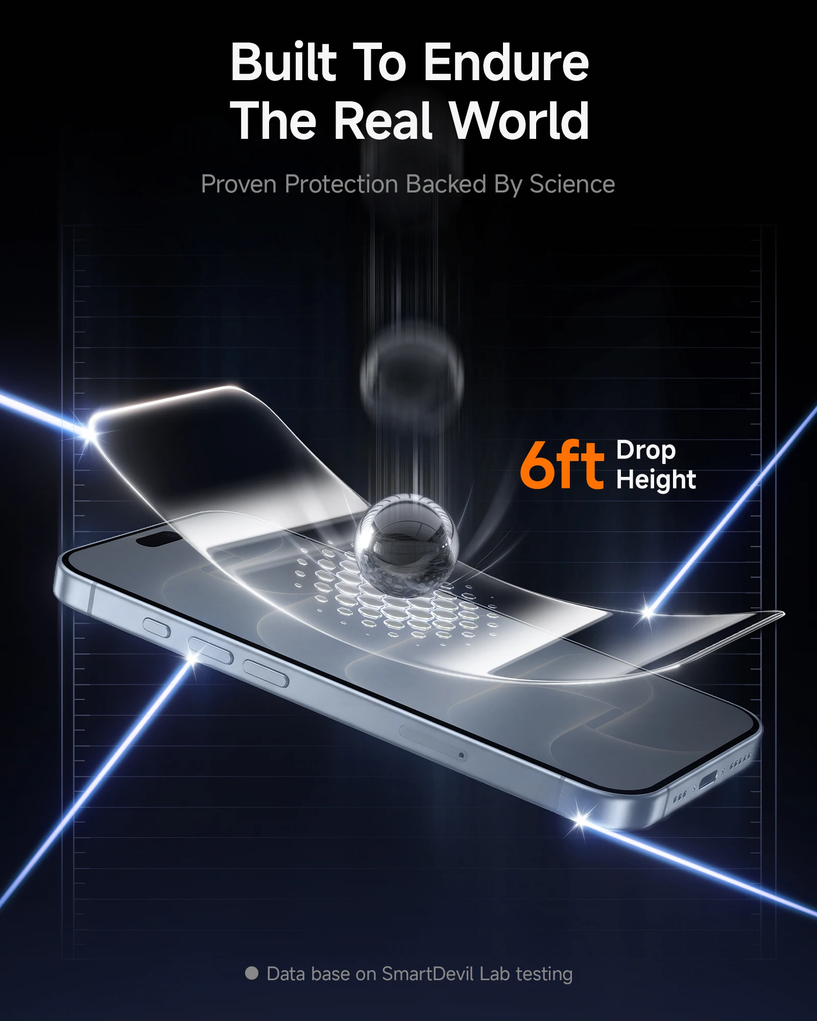 SmartDevil Szkło Hartowane do iPhone 18 Pro Max 18 Pro HD Przezroczyste Ochronne Szkło Ekranowe do iPhone 17 Pro Odporne na Pęknięcia i Odciski Palców — zdjęcie produktu 3