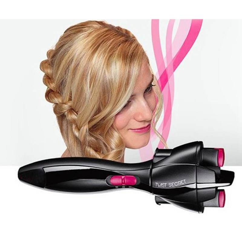 Máquina de trança rápida automática Hair Styling, trança elétrica, 2 pcs