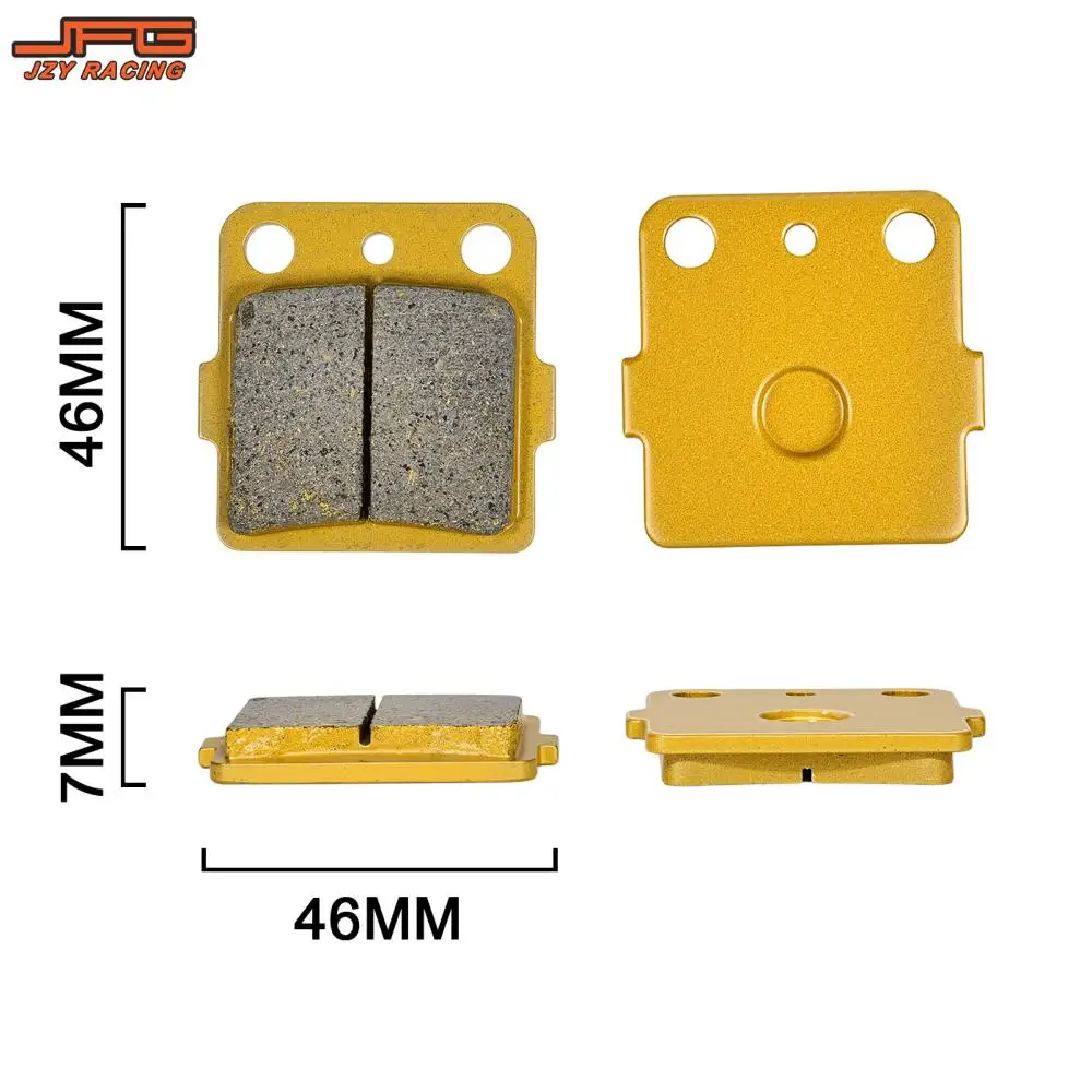 Brake Pads Disc 1 Pair Antirust Motorcycle For Honda Rancher 420 TRX250X Yamaha YFZ350 Raptor Banshee ATV Off-Road Dirt Pit Bike