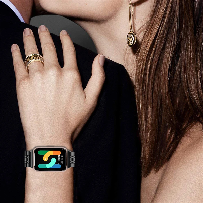 サムスンギャラクシーfit3用のステンレス鋼ストラップ,交換用ブレスレット,金属ストラップ,アクセサリーsmr390