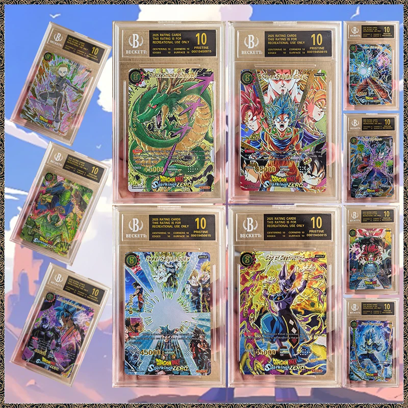 Anime Dragon Ball DIY ACG Battle Game Vegetto Beerus Goku Piccolo Android 18 Foil Reflective Collectible Cards Birthday Toy Gift