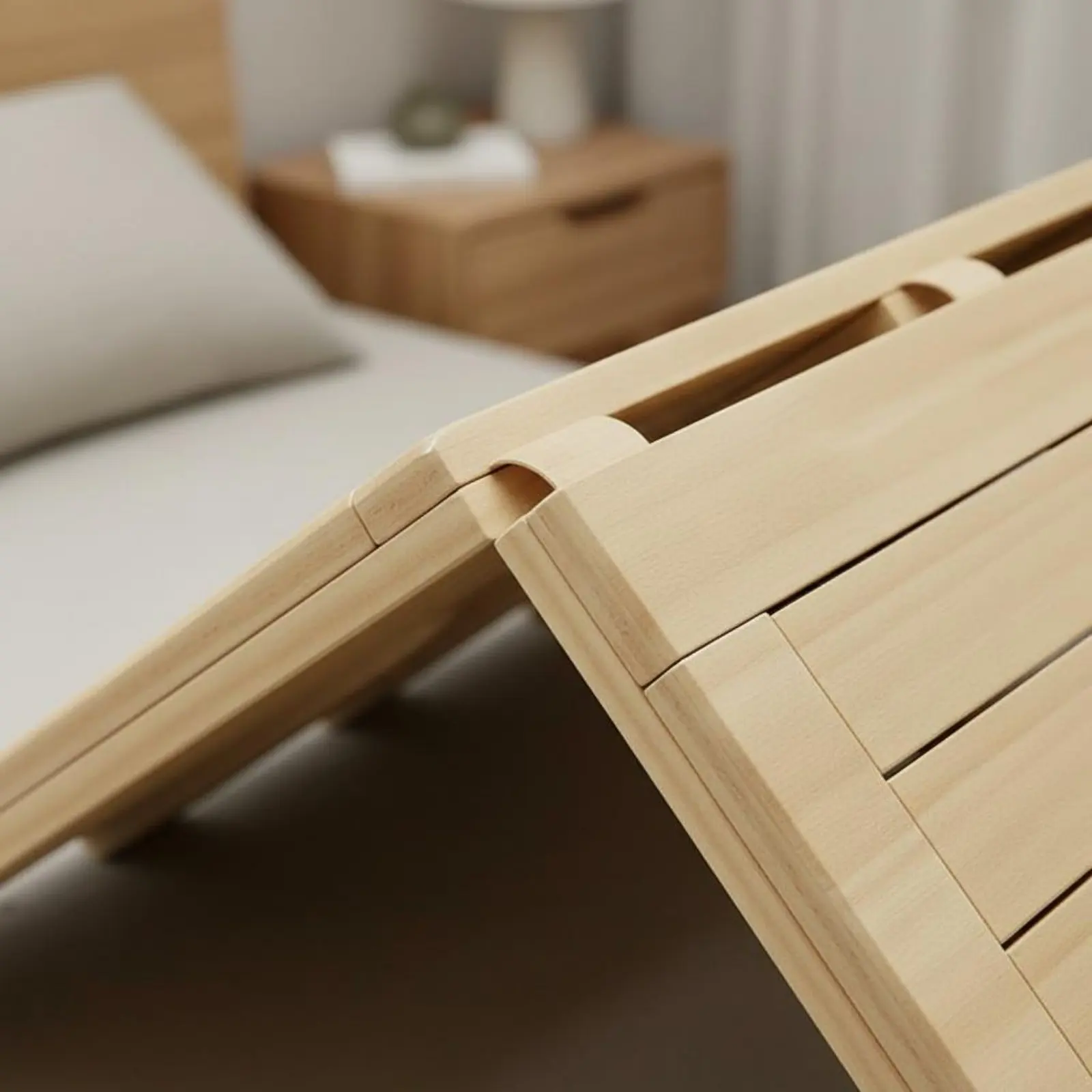 

Прочная складная опорная доска для матраса с усиленной нагрузочной способностью, складная подложка для кровати с закругленными углами для гостевой комнаты