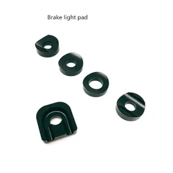 Bicycle brake light U-shield for brompton brakes and lamp holder
