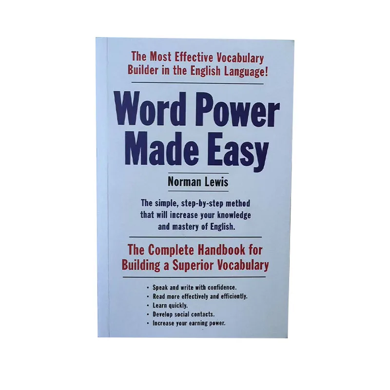 Word Power Made Easy By Norman Lewis The Complete Handbook for Building A Superior Vocabulary in English Paperback Book