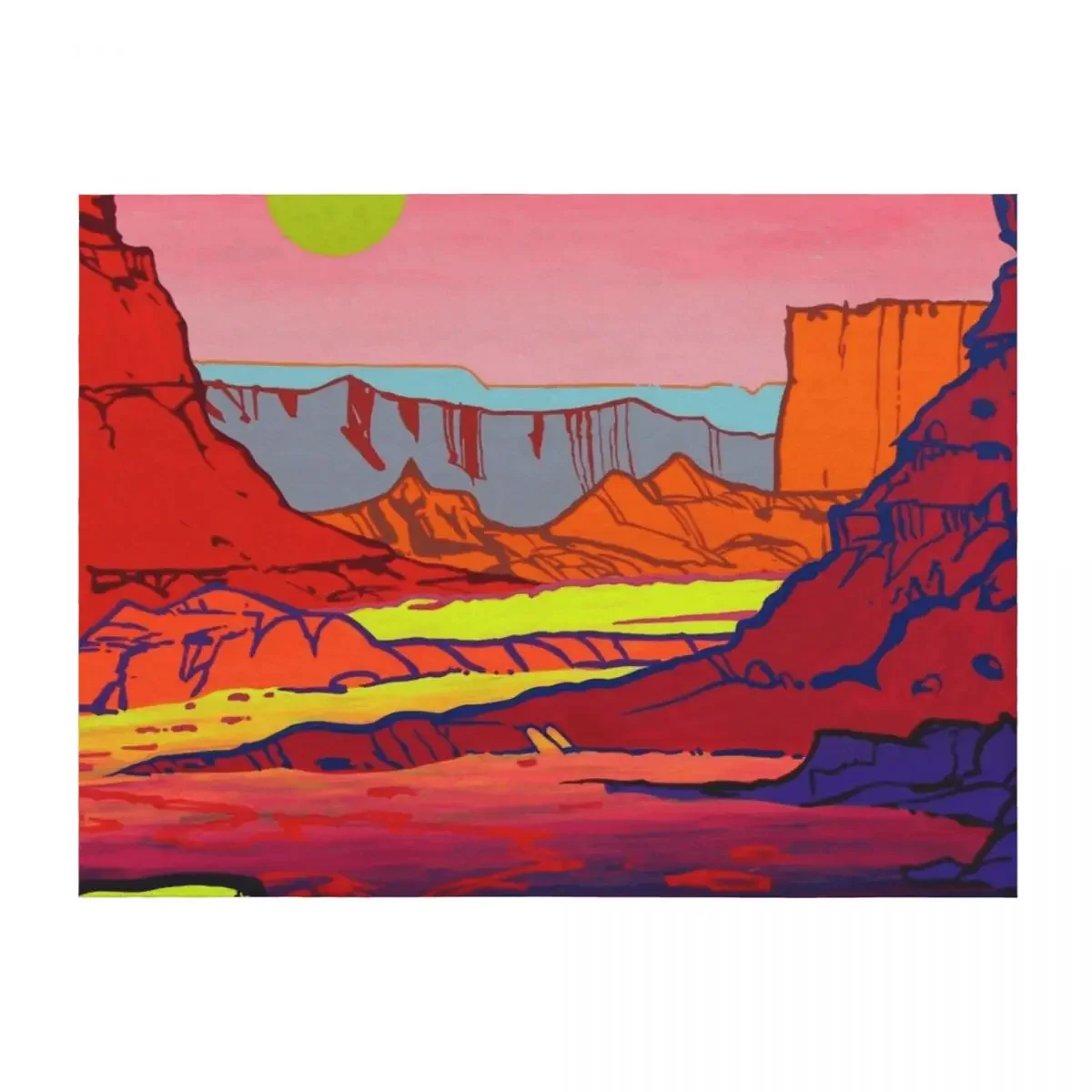 

Canyon Throw Blanket Sofa Sofas Winter beds anime Blankets