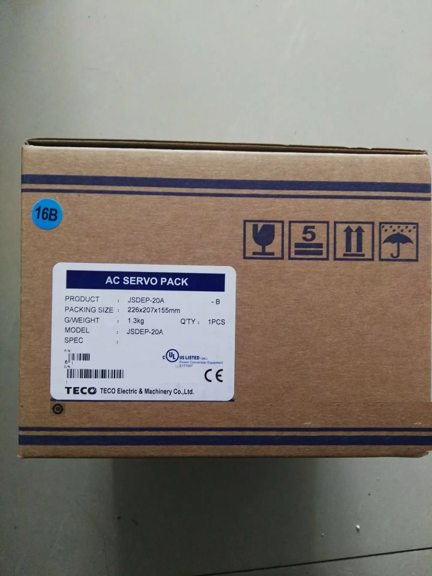 

JSDEP20A Dongyuan servo driver 750W JSDEP-20A, brand new original