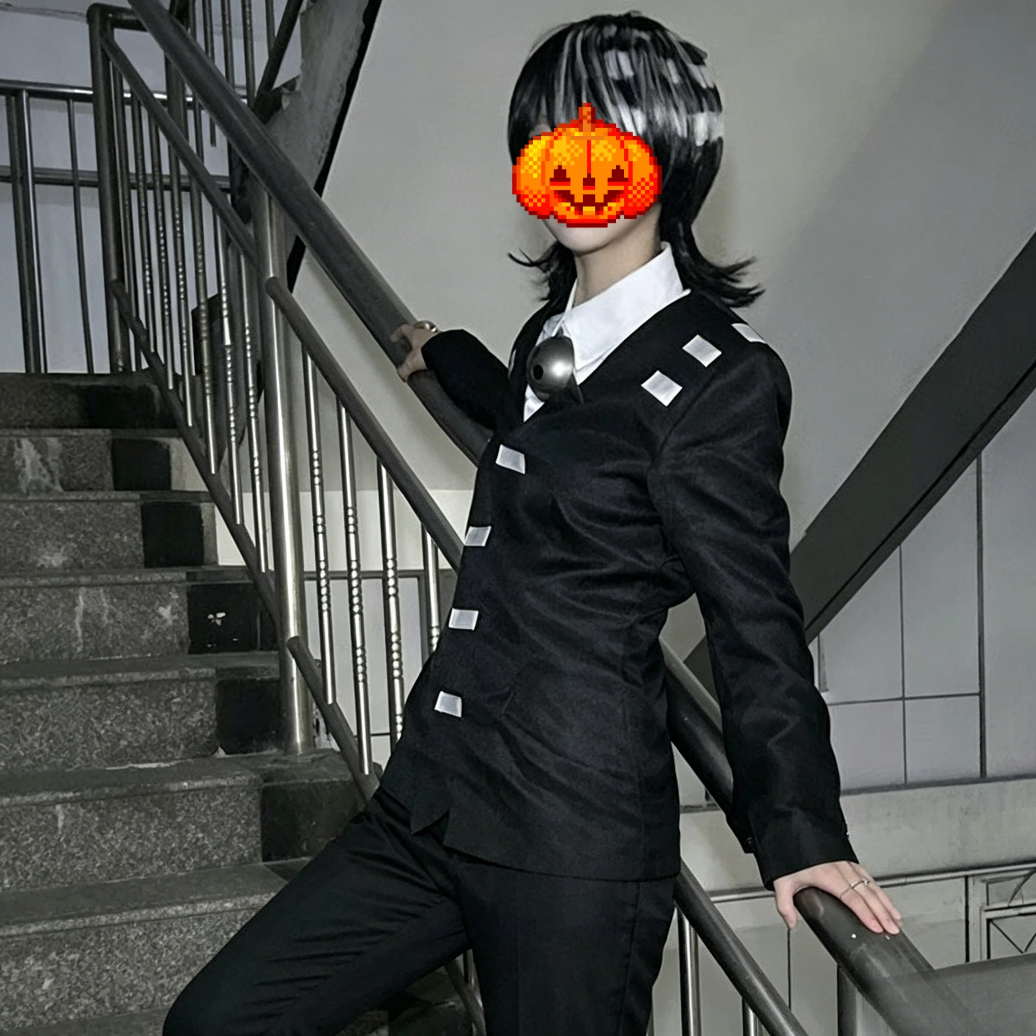 Costume de cosplay Anime Soul Eater, tenues de Maka Albarn, uniforme de Death The Kid, pour Halloween, Carnaval, Noël, tenues Evans
