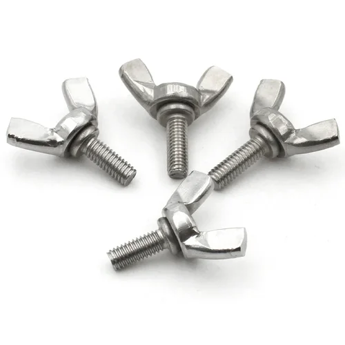 Imagen 2 del producto 1/ 2/ 5 uds M3 M4 M5 M6 M8 M10 M12 A2-70 304 perno de mariposa de acero inoxidable tornillo de pulgar garra tornillo de apriete manual