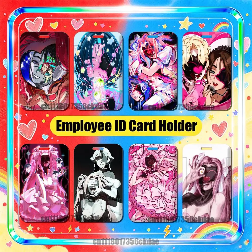 For Zombie Stage Mizi Sua ALIEN STAGE ALNST Employee ID Card Holder Badge Office Student Bank Work Credit Decoration Case