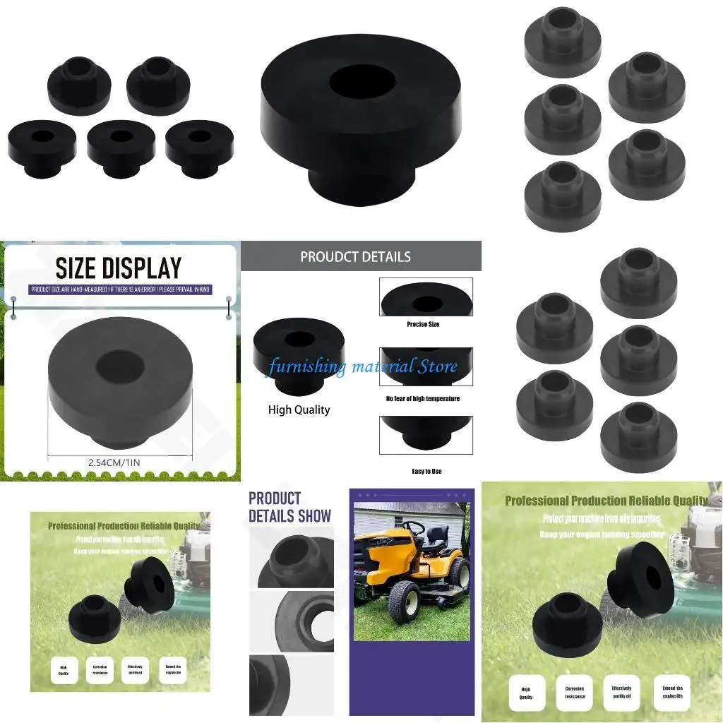 

Y5GD 5PCS Fuels Port Rubber Inserts 1in Outer Diameter Sealing Grommets for Z8200
