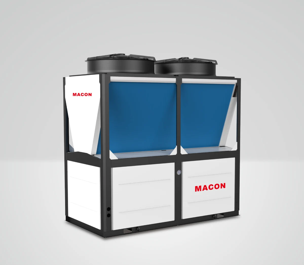 Smart Commercial 50KW Hot Water Heat Pump 75°C R290 air to Water Full Inverter Heat Pump Water Heater view 3