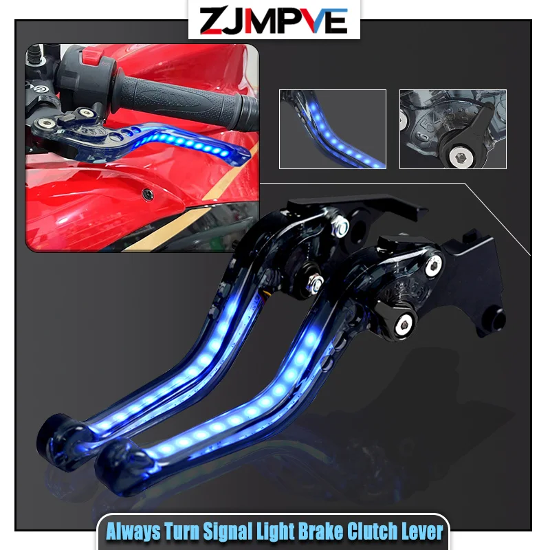 

Motorcycle Always on Turn Signal Light Adjustable short Brake Clutch lever Handle For Kawasaki Z900SE Z900RS 22-24 z900se z900rs