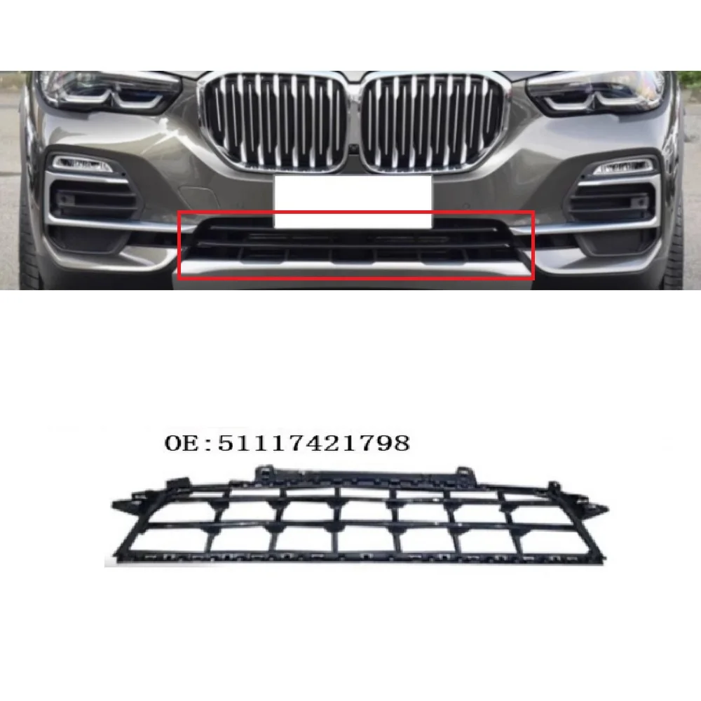 Front bumper grille vent For BMW X5 G05 OEM 51117421798