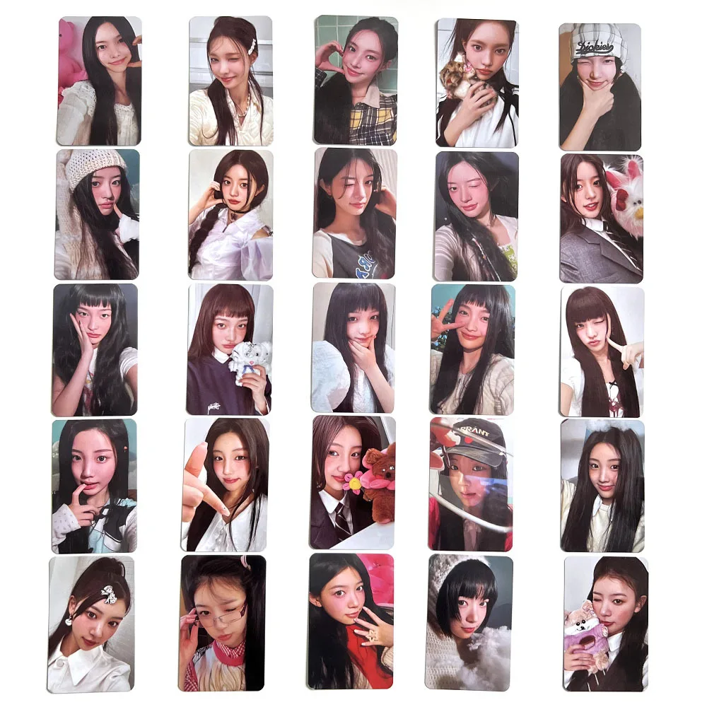 KPOP ILLIT Album PhotoCard YUNAH MINJU MOKA WONHEE IROHA Personal LOMO Card Postcard Magnetic Album Fans Collection Gifts