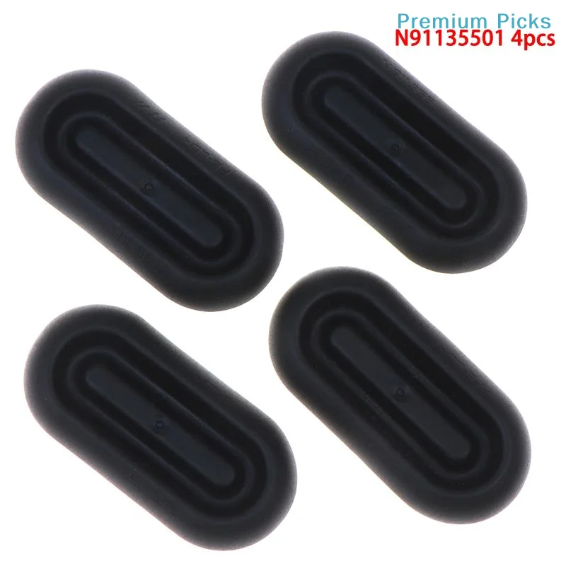 portable4Pcs Waterproof Car Drain Plugs Black Rubber Leakproof Auto Hole Bung Grommets Fit for Most Sedan Truck Van Models