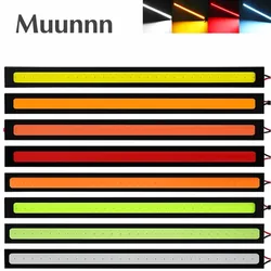 10 PCS 17cm high brightness LED COB 12V 6500K waterproof daytime running lights car interior design strip lights car lighting