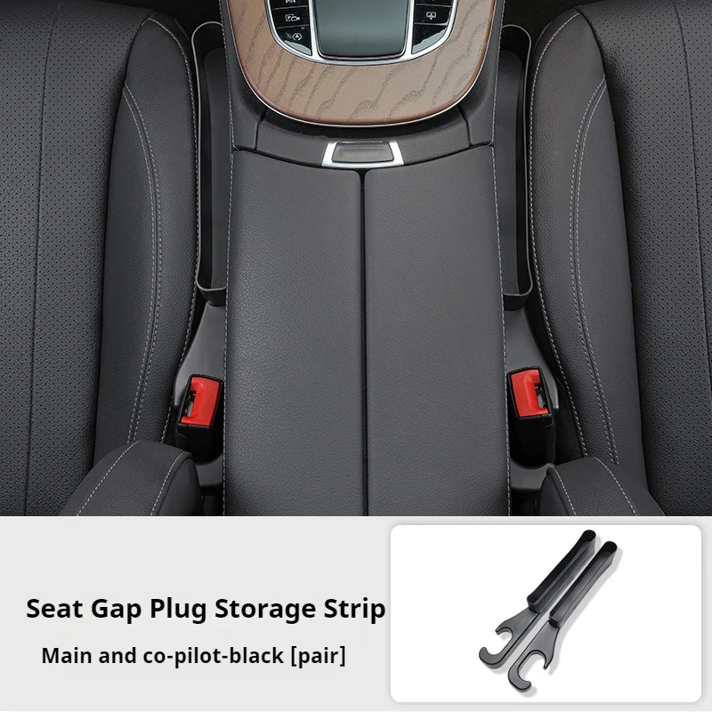 Car Seat Gap Stuff Side Seam PU Car Gap Filler Leakproof Seat Gap Storage Organizer Car Interior For Benz Mercedes W20