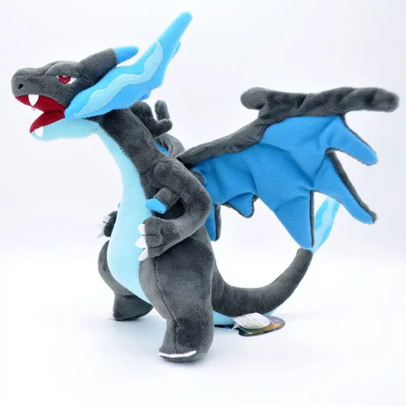 23cm Pokemon Cartoon Charizard Toys Mega Evolution X & Y Charizard Collectible Doll Soft Pillow Birthday Xmas Gift For Kids