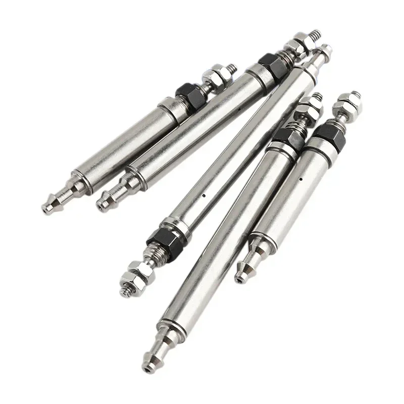 CJ1B Single Single-acting Stainless Steel Mini Cylinder CJ1B 4-5/10/15/20 -SU4 Direct 4mm Tube Air Pneumatic