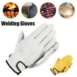 Work Gloves Wear-resistant for Sheepskin leather workers and work welding safety protection garden sports motorcycle driver