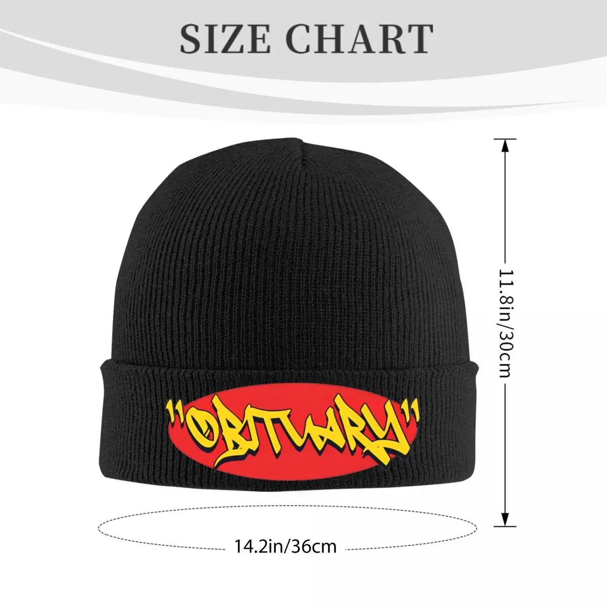 Obituary Swag Hat Autumn Winter Skullies Beanies Warm Obituary Band Heavy Metal Band Caps Unisex Acrylic Skullcap