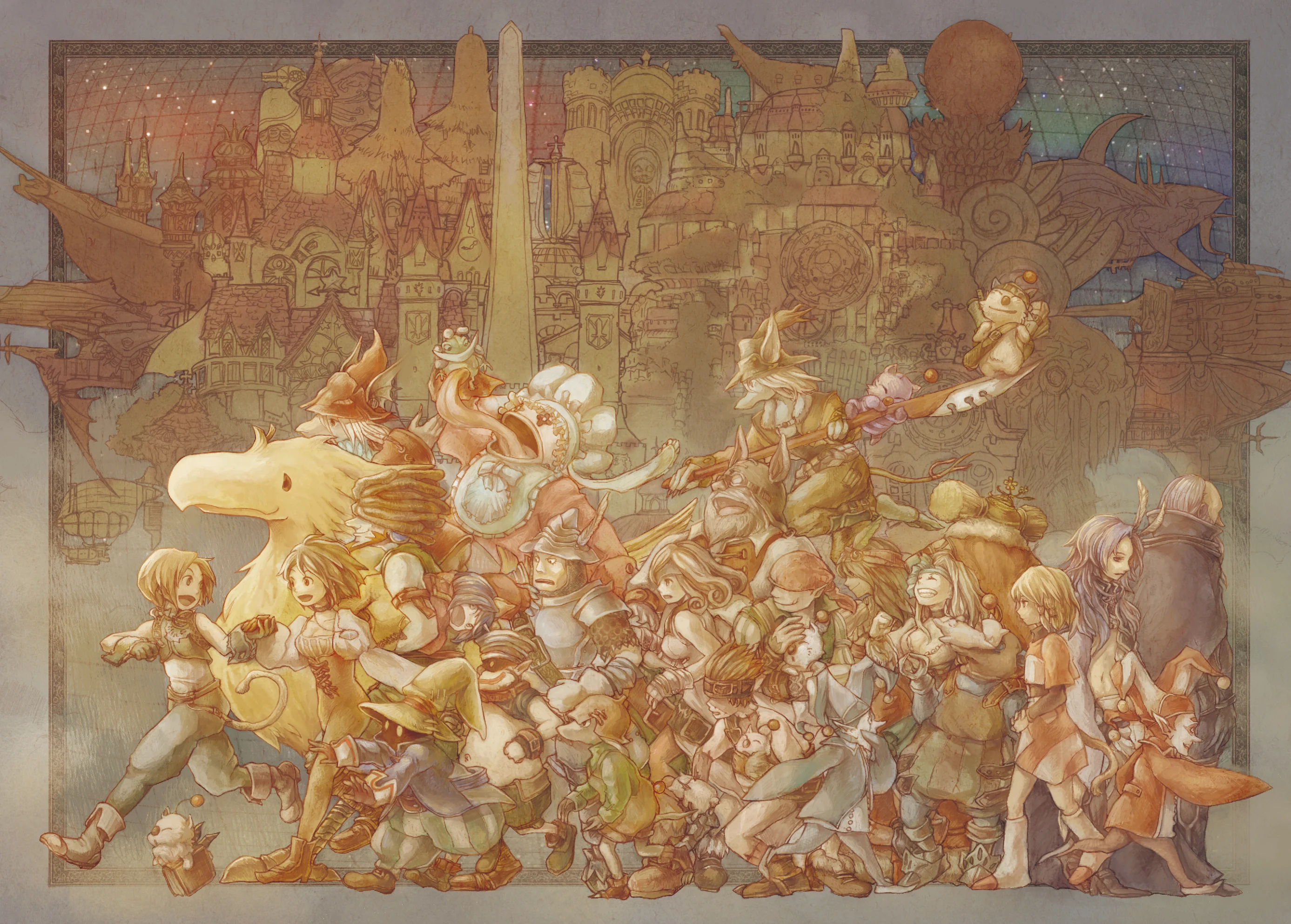 Final Fantasy X 9 Juego Impresión Arte Póster en lienzo, Decoración de la sala de estar, Imagen de la pared del hogar