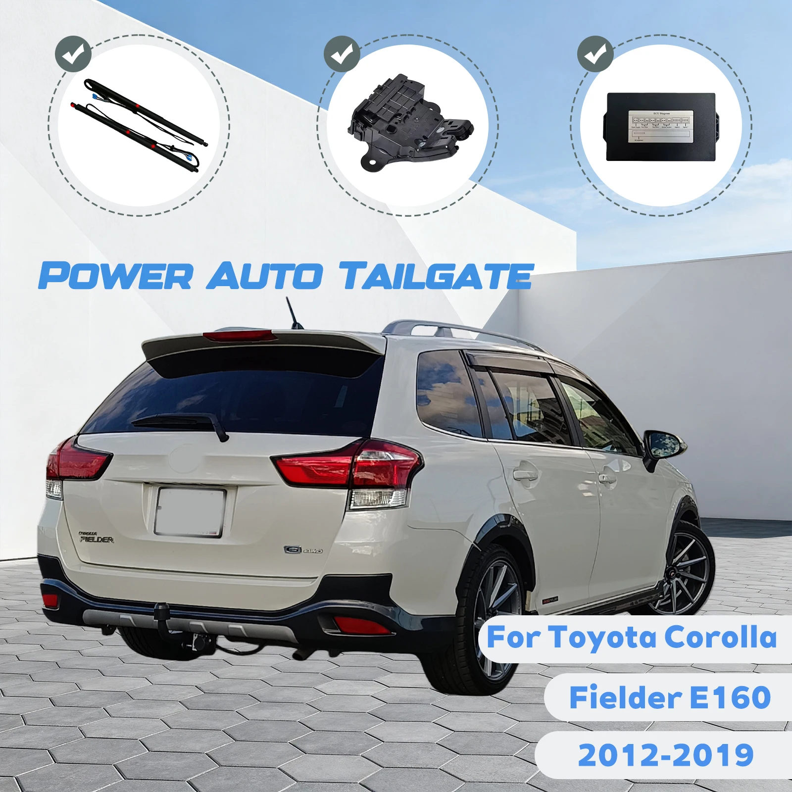 For Toyota Corolla Fielder E160 2012-2019 Car Automatic Lifting kit Opening Trunk Intelligent Electric Lift Tailgate