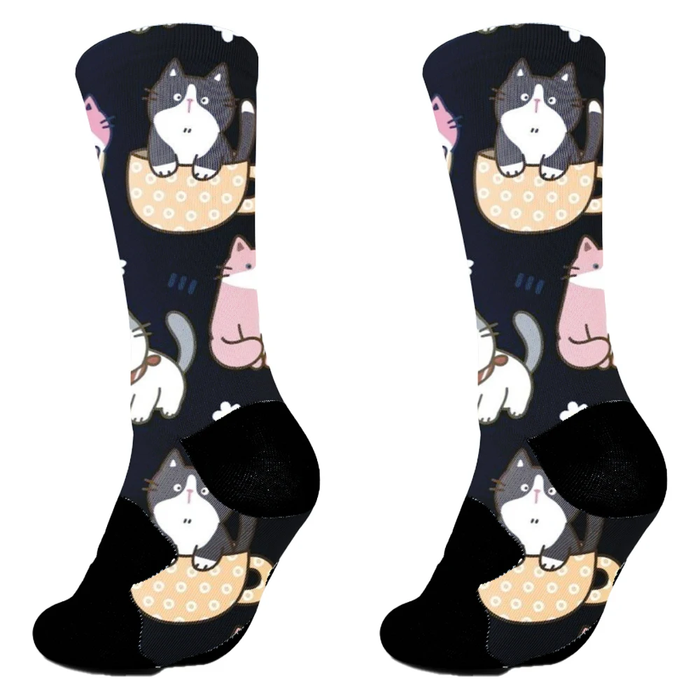 Pattened Cartoon Cute Animal Duck Short Socks Fashion Men Women Funny Socks Female Casual Cotton Ankle Socks Harajuku Sox