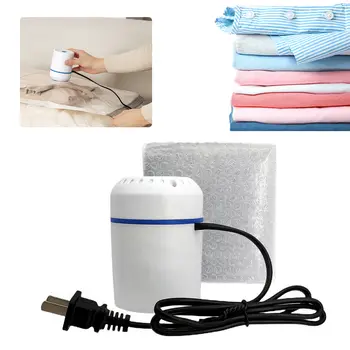 Elektrické vzduchové čerpadlo 220 V Přenosné mini vakuové balení stroj Sací vzduchové čerpadlo na oblečení, polštáře, prošívané přikrývky a vakuové úložné sáčky 6 nejlepší prodej Vakuová balička oblečení - №1