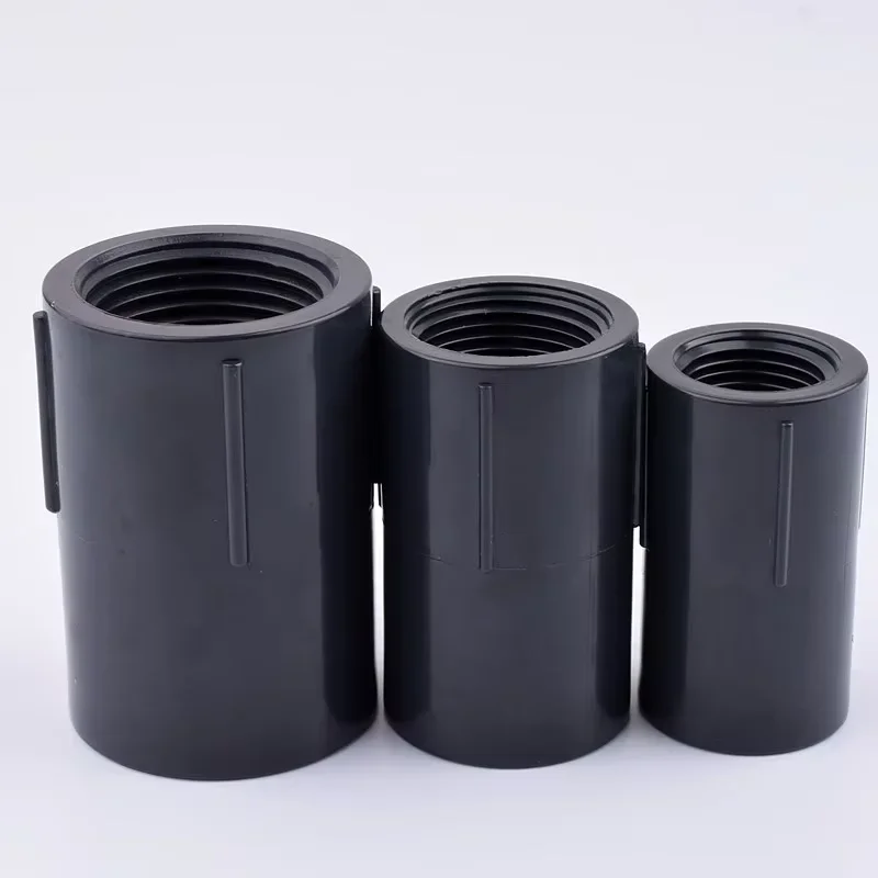 진한 회색 PVC 소켓 암 x 암 BSP 스레드 1/2",3/4",1",1-1/4",1-1/2",2" 파이프 피팅 산업용 압력 등급