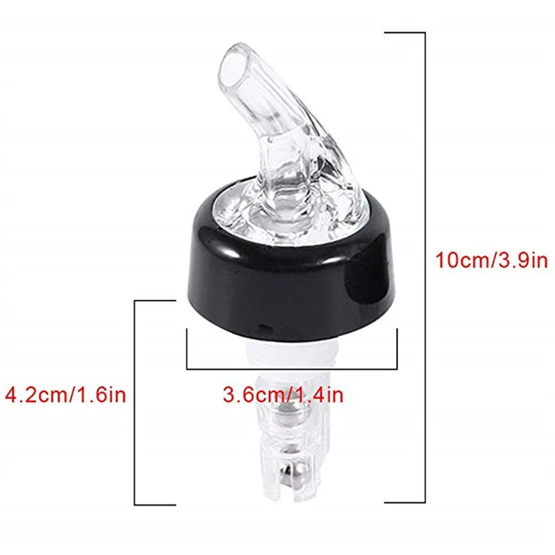 

3pcs 30ml Automatic Measured Bottle Pourer Quick Shot Spirit Drinks Wine Cocktail Dispenser Bar Tool Wine Pourer
