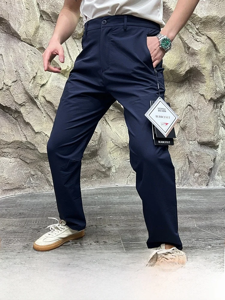 Dingli Main Promotion! High-End Heat-Sealed! 4D Tailoring! Men's Outdoor Softshell Casual Pants Autumn Anti-Tear Waterproof