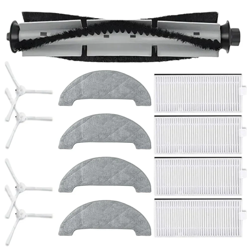 

Replacement Parts Bundle for KUANLITU For L10 Robot Vacuum Main Brush Side Brushes Filters and Mop Cloths for Spotless Floors